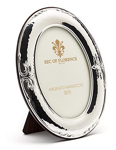 SEC OF FLORENCE 9x13 Massiver Sterling Silber 925er gestempelter Fotorahmen Bilderrahmen mit Rückseite aus Mahagoni-Holz 7402/9x13 SEC OF FLORENCE 9x13 Massiver Sterling Silber 925er gestempelter Fotorahmen Bilderrahmen mit Rückseite aus Mahagoni-Holz 7402/9x13 von SEC OF FLORENCE