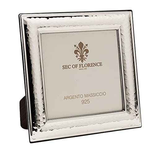 SEC OF FLORENCE 9x9 Massiver Sterling Silber 925er gestempelter Fotorahmen Bilderrahmen mit Rückseite aus Mahagoni-Holz 7200/9x9Q SEC OF FLORENCE 9x9 Massiver Sterling Silber 925er gestempelter Fotorahmen Bilderrahmen mit Rückseite aus Mahagoni-Holz 7200/9x9Q von SEC OF FLORENCE