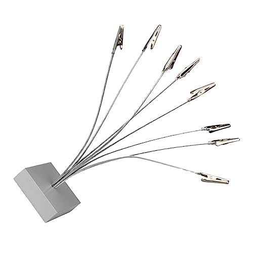 Multi Head Anmerkungshalter aus Metall Silberner Fotohalter für Büro Zuhause für Karten Fotos Erinnerungen Vielseitige Tischdekoration für Kreative Multi Head Anmerkungshalter aus Metall Silberner Fotohalter für Büro Zuhause für Karten Fotos Erinnerungen Vielseitige Tischdekoration für Kreative von SECFOU