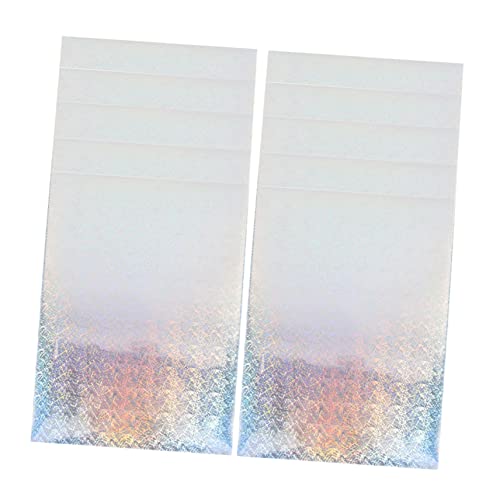 SECFOU 10 Blatt Farbpapier Buntes Druckerpapier Fotopapier Fotopapier Sprühtintendruckpapier Druckzubehör Reflektierendes Druckpapier Farbiges Papier Klebepapier von SECFOU