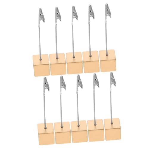 SECFOU 10 Stück Resin Foto Clip mit Goldenem Alligator Klammer Würfelständer Memo Halter für Papier Namenskarten Notizen Stabiler Metallclip Vielseitig für Büro Zuhause Cafés SECFOU 10 Stück Resin Foto Clip mit Goldenem Alligator Klammer Würfelständer Memo Halter für Papier Namenskarten Notizen Stabiler Metallclip Vielseitig für Büro Zuhause Cafés von SECFOU