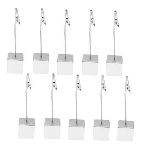 SECFOU 10 Stück Teiliges Quadratische Resin Memo und Fotoklammern mit Silberfarbenen Metall Krokodilklemmen Vielseitige Tischkartenhalter für Büro Hochzeit Party und DIY Geschenke SECFOU 10 Stück Teiliges Quadratische Resin Memo und Fotoklammern mit Silberfarbenen Metall Krokodilklemmen Vielseitige Tischkartenhalter für Büro Hochzeit Party und DIY Geschenke von SECFOU