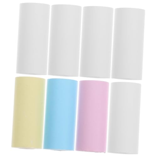 SECFOU 18 Rollen Thermopapier Minidrucker Aufkleber Fotodrucker Thermopapier Sofortbildkamera Druckpapier Sofortbildkamera Thermopapier Notizdrucker Aufkleber Druckkamerapapier von SECFOU