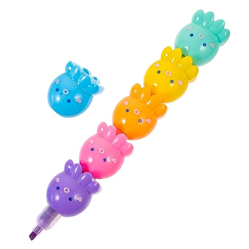 SECFOU 1Satz Design Fluoreszenzstifte Teiliges mit Bunten Markern für Schule und Kreatives für Wichtige Informationen und SECFOU 1Satz Design Fluoreszenzstifte Teiliges mit Bunten Markern für Schule und Kreatives für Wichtige Informationen und von SECFOU
