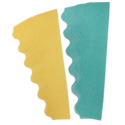 SECFOU 2 Sätze Gold Grün Wellenrand Border Paper Selbstklebend Klassenzimmer Dekoration für Pinnwände Tafeln Schultafeln DIY Bastelprojekte pro Langlebig und Vielseitig SECFOU 2 Sätze Gold Grün Wellenrand Border Paper Selbstklebend Klassenzimmer Dekoration für Pinnwände Tafeln Schultafeln DIY Bastelprojekte pro Langlebig und Vielseitig von SECFOU