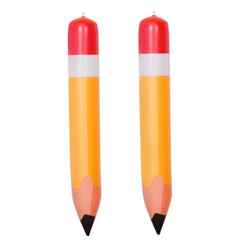 SECFOU 2 Stück Aufblasbare Jumbo-bleistift-dekoration PVC Orange Klassenzimmer Wanddeko Zurück zur Schule Party Luftballons Partyzubehör Geschenk Schulanfang SECFOU 2 Stück Aufblasbare Jumbo-bleistift-dekoration PVC Orange Klassenzimmer Wanddeko Zurück zur Schule Party Luftballons Partyzubehör Geschenk Schulanfang von SECFOU