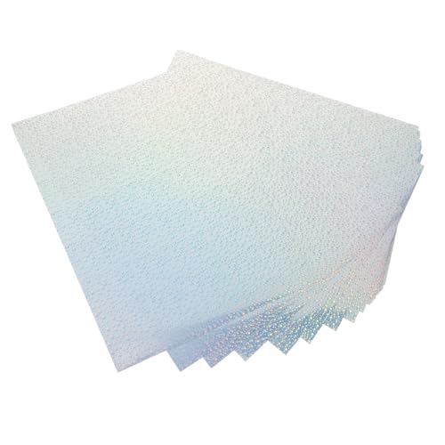 SECFOU 20 Blatt Holografisches Druckpapier, Große Versandetiketten, Aufkleber, Druckerpapier, Aufkleberpapier Für Drucker, Selbstklebende Etiketten, Aufkleber, Etikettendruckerpapier, von SECFOU