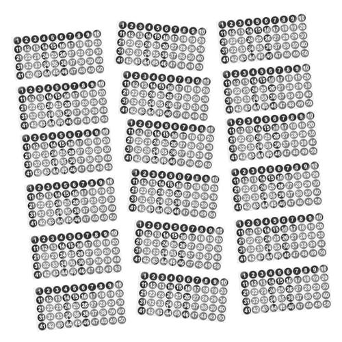 SECFOU 25Blatt Runde Wasserdichte Selbstklebende Nummernaufkleber mit Starkem Halt für Inventar Lagerung Organisation Boxen Behältern Schränken SECFOU 25Blatt Runde Wasserdichte Selbstklebende Nummernaufkleber mit Starkem Halt für Inventar Lagerung Organisation Boxen Behältern Schränken von SECFOU