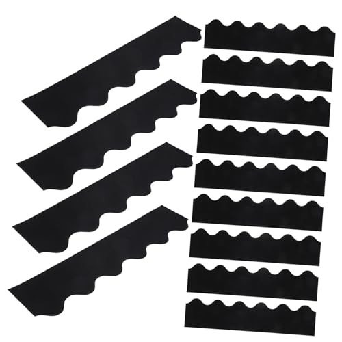 SECFOU 30 Blatt Schwarze Gewellte Bulletin Board Rahmen Aufkleber Selbstklebend für Klassenzimmer Pinnwand Dekoration DIY Bastelprojekte und Wandbrett Verzierung SECFOU 30 Blatt Schwarze Gewellte Bulletin Board Rahmen Aufkleber Selbstklebend für Klassenzimmer Pinnwand Dekoration DIY Bastelprojekte und Wandbrett Verzierung von SECFOU