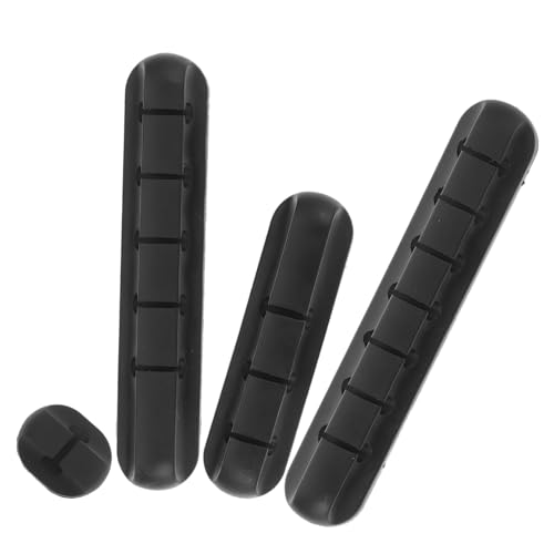 SECFOU 4 Stück Kabel Organizer Zur Befestigung Von Kabelclips Am Schreibtisch, Selbstklebende Kabelmanagement Clips, Kabel Organizer Halter, Drahtclips, Drahthalter Klemme, Kabelclips, von SECFOU