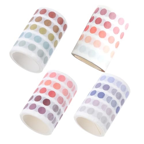 SECFOU 4 Stück Teiliges Dot Shape Scrapbook Sticker Handgefertigte Dekoration für DIY Journal Langlebige Vielseitige Aufkleber für Reise und Bastelbedarf Zufällige Muster SECFOU 4 Stück Teiliges Dot Shape Scrapbook Sticker Handgefertigte Dekoration für DIY Journal Langlebige Vielseitige Aufkleber für Reise und Bastelbedarf Zufällige Muster von SECFOU