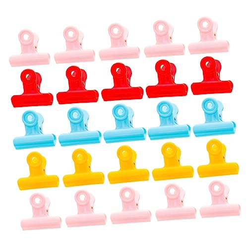 SECFOU 40 Stück Teiliges Farbiges Kunststoff Binder Clip Langlebige Papierklemmen Bunte Büroklammern für Schule und Büro Stabile Dokumentenhalter Vielseitig Einsetzbar für Papiere und SECFOU 40 Stück Teiliges Farbiges Kunststoff Binder Clip Langlebige Papierklemmen Bunte Büroklammern für Schule und Büro Stabile Dokumentenhalter Vielseitig Einsetzbar für Papiere und von SECFOU