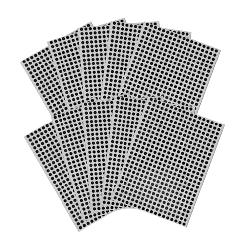 SECFOU 10 Blatt Selbstklebende Runde Punktetiketten Klassifizierungsetiketten Dekorative Aufkleber Für Dokumente Und Vorratsgläser SECFOU 10 Blatt Selbstklebende Runde Punktetiketten Klassifizierungsetiketten Dekorative Aufkleber Für Dokumente Und Vorratsgläser von SECFOU