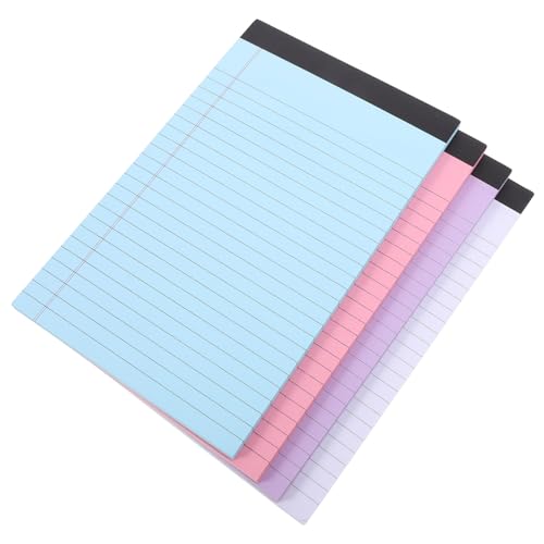 SECFOU 4er-pack Notizblöcke College-lineatur Für To-do-listen Kleine Schreibblöcke Farbiges Papier Liniertes Papier Für Notizen Schule Büro Collage-notizbücher SECFOU 4er-pack Notizblöcke College-lineatur Für To-do-listen Kleine Schreibblöcke Farbiges Papier Liniertes Papier Für Notizen Schule Büro Collage-notizbücher von SECFOU