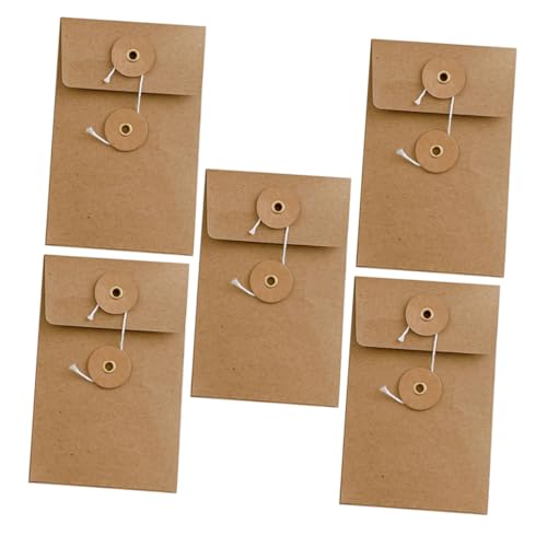 SECFOU 5 Stück Datenspeichertasche Vintage-Umschlagtaschen quadratische Umschläge für Karten Schallplattenhüllen aus Pappe Umschläge für Hochzeitseinladungen Kraftpapier Braun SECFOU 5 Stück Datenspeichertasche Vintage-Umschlagtaschen quadratische Umschläge für Karten Schallplattenhüllen aus Pappe Umschläge für Hochzeitseinladungen Kraftpapier Braun von SECFOU