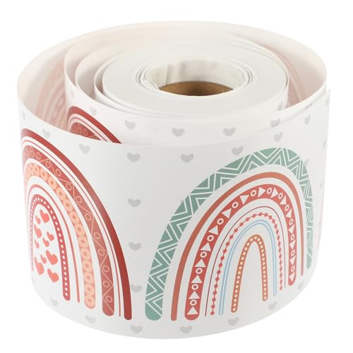 SECFOU Boho Pinnwand Randaufkleber Selbstklebend Cartoon Muster Dekoratives Border Paper für Klassenzimmer Tafel Deko DIY Bastelpapier Sticker SECFOU Boho Pinnwand Randaufkleber Selbstklebend Cartoon Muster Dekoratives Border Paper für Klassenzimmer Tafel Deko DIY Bastelpapier Sticker von SECFOU