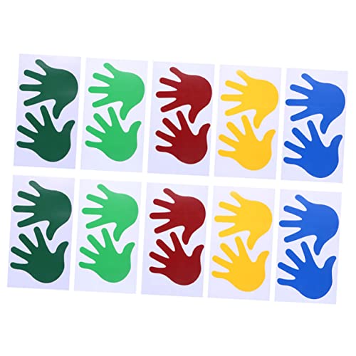 SECFOU Handabdruck-Aufkleber für Jungen- und Mädchenzimmer 20 Paar Wandsticker zum Aufkleben mit Handabdrücken einfach abziehen und ankleben Wanddekoration SECFOU Handabdruck-Aufkleber für Jungen- und Mädchenzimmer 20 Paar Wandsticker zum Aufkleben mit Handabdrücken einfach abziehen und ankleben Wanddekoration von SECFOU