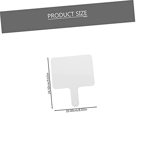 SECFOU Handheld Whiteboard Dry Erase Answer Paddle Teilig Langlebiges Leichtes Schreibbrett für Unterricht Spiel und Präsentation Abwischbar Praktische Handtafel für Schule und Büro SECFOU Handheld Whiteboard Dry Erase Answer Paddle Teilig Langlebiges Leichtes Schreibbrett für Unterricht Spiel und Präsentation Abwischbar Praktische Handtafel für Schule und Büro von SECFOU