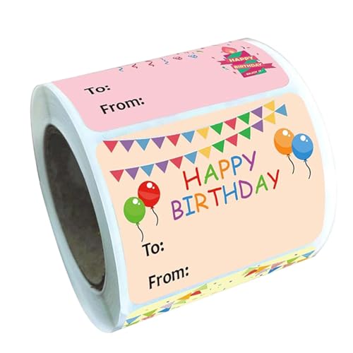 SECFOU Happy Birthday Aufkleber Geburtstagsaufkleber Namensschilder Geburtstags-etiketten für Umschläge Partydeko Kindergeburtstag Mitgebsel Selbstklebend Vielfältige Designs SECFOU Happy Birthday Aufkleber Geburtstagsaufkleber Namensschilder Geburtstags-etiketten für Umschläge Partydeko Kindergeburtstag Mitgebsel Selbstklebend Vielfältige Designs von SECFOU