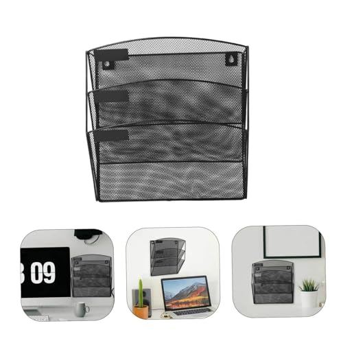 SECFOU Mehrschichtiger Metall Wand Hängedateiordner Organizer Platzsparend für Dokumente Zeitungen Magazine Einfache Befestigung für Büro Zuhause Schule SECFOU Mehrschichtiger Metall Wand Hängedateiordner Organizer Platzsparend für Dokumente Zeitungen Magazine Einfache Befestigung für Büro Zuhause Schule von SECFOU