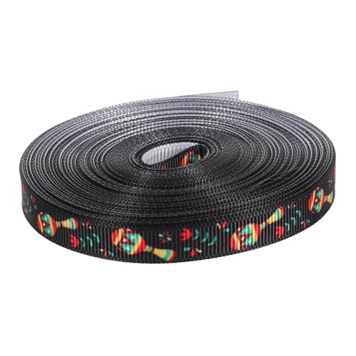 SECFOU Mexikanisches Geschenkband Breit Yards Lang DIY Geschenkverpackung Schmuckband mit Festlichem Muster für Cinco De Mayo Partydekoration und Bastelprojekte von SECFOU