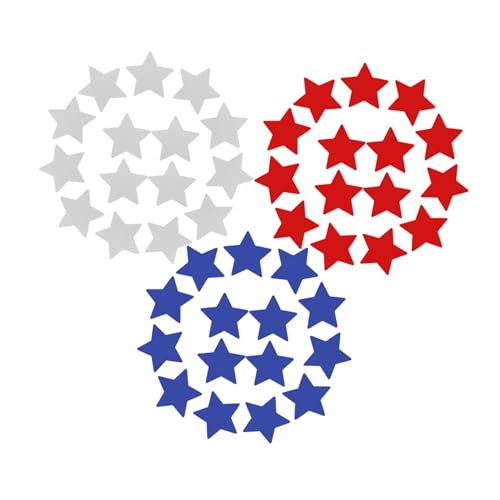 SECFOU Patriotische Fünf-punkte Papier-ausschnitte Laminierte Stern-formen für DIY Bastelprojekte Klassenzimmer Pinnwand Dekoration mit Klebepunkten SECFOU Patriotische Fünf-punkte Papier-ausschnitte Laminierte Stern-formen für DIY Bastelprojekte Klassenzimmer Pinnwand Dekoration mit Klebepunkten von SECFOU
