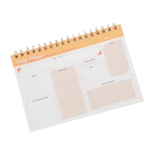 SECFOU Planer Arbeitsplanblock Tagesplanblock Planblock Für Das Management Effizienter Notizblock Studiennotizblock Tagesnotizblock Spiralplanblock Notizblock Für Die Tägliche Arbeit SECFOU Planer Arbeitsplanblock Tagesplanblock Planblock Für Das Management Effizienter Notizblock Studiennotizblock Tagesnotizblock Spiralplanblock Notizblock Für Die Tägliche Arbeit von SECFOU