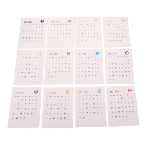 SECFOU Selbstklebender Kalenderaufkleber Monate Jahresplaner Sticker für Büro Wand Kühlschrank Beschreibbar DIY Kalenderaufkleber für Terminplanung und Kreatives Journaling SECFOU Selbstklebender Kalenderaufkleber Monate Jahresplaner Sticker für Büro Wand Kühlschrank Beschreibbar DIY Kalenderaufkleber für Terminplanung und Kreatives Journaling von SECFOU