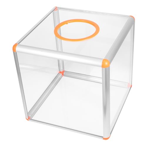 SECFOU Transparente Raffle Ticket Box Würfelform Multifunktionale Wahlurne und Spendenbox für Geburtstagsfeiern Firmenveranstaltungen und mit Einfacher Handhabung SECFOU Transparente Raffle Ticket Box Würfelform Multifunktionale Wahlurne und Spendenbox für Geburtstagsfeiern Firmenveranstaltungen und mit Einfacher Handhabung von SECFOU