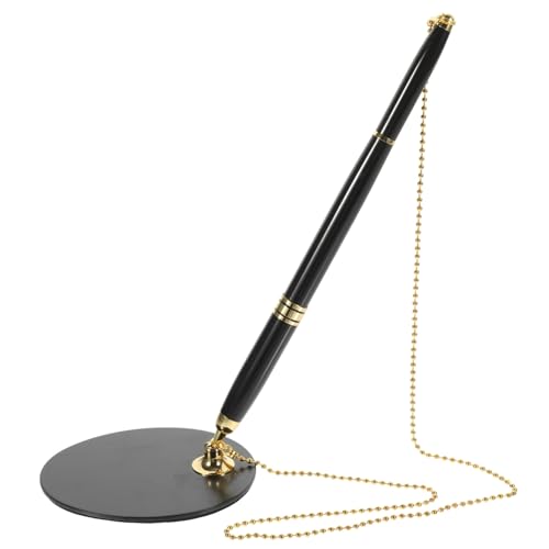 SECFOU Unterschriftenstift Gelstift Tischfester Stift Desktop Unterschriftenstift Desktop Kugelschreiber Geschäftszubehör Zarter Geschäftsstift Tisch Stehstift Professioneller von SECFOU