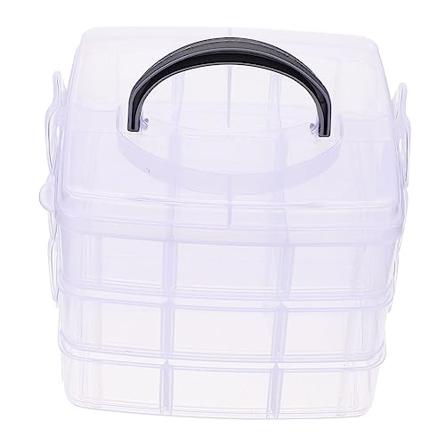 SECFOU Washi Tape Aufbewahrungsbox Transparent Lagig Kunststoff Organizer mit Stabilem Design Praktischer Papierbandhalter für Basteln für Büro Schule und Hobby SECFOU Washi Tape Aufbewahrungsbox Transparent Lagig Kunststoff Organizer mit Stabilem Design Praktischer Papierbandhalter für Basteln für Büro Schule und Hobby von SECFOU