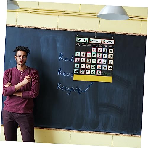 SECFOU Wochenplaner Hängender Kalender mit Buntem Design Robustes Klassenzimmer Taschendiagramm für Schule und Zuhause Vielseitiger Lehrkalender zur Einfachen Wochenplanung SECFOU Wochenplaner Hängender Kalender mit Buntem Design Robustes Klassenzimmer Taschendiagramm für Schule und Zuhause Vielseitiger Lehrkalender zur Einfachen Wochenplanung von SECFOU