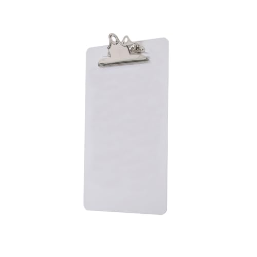 SECO A4 Acryl Dokument Klemmbrett mit Haken, Stark und Wetterfest für Schule, Büro, Krankenhaus und Lager - Weiß SECO A4 Acryl Dokument Klemmbrett mit Haken, Stark und Wetterfest für Schule, Büro, Krankenhaus und Lager - Weiß von SECO