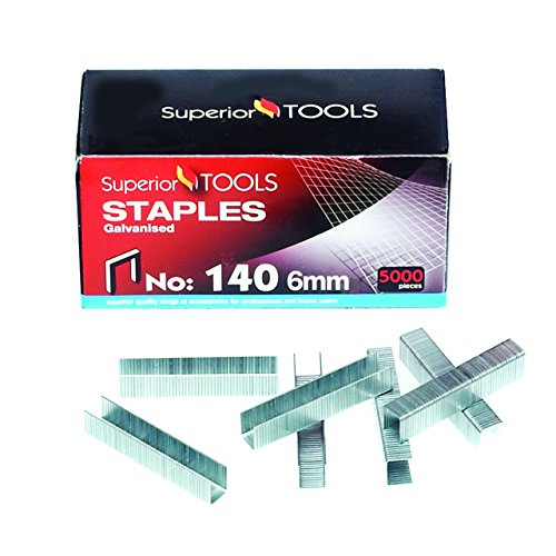 Superior Tools by Seco Galvanised Staples 140/6 (Box of 5000) von SECO