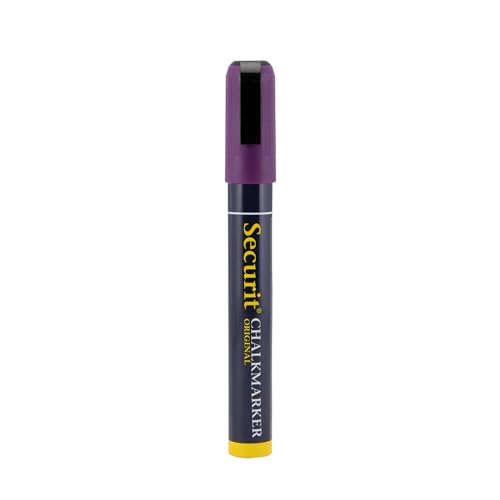 Securit Flüssigkreide-Marker, Schriftbreite 2-6 mm, Keilspitze violett von SECURIT