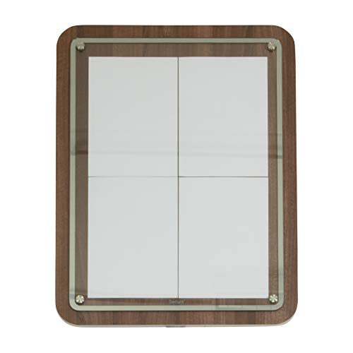 Securit MCS-4A4-WAL Schaukasten Glass Star, 4 x DIN A4 Seiten, Wallnuss Securit MCS-4A4-WAL Schaukasten Glass Star, 4 x DIN A4 Seiten, Wallnuss von SECURIT