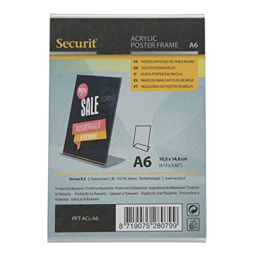 Securit Sichtkarton L 10,5 x 15 cm (A6) von SECURIT