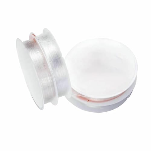 0,4–1,0 mm elastische Kordel, Perlenfaden, Stretch-Faser, Bastelschnur für die Schmuckherstellung, DIY-Rocailles-Perlen, Pony-Perlen, Armbänder, 0,7 mm, 20 m von SEDRGH