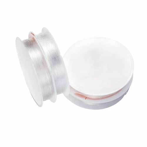 0,4–1,0 mm elastische Kordel, Perlenfaden, Stretch-Faser, Bastelschnur für die Schmuckherstellung, DIY-Rocailles-Perlen, Pony-Perlen, Armbänder, 0,8 mm, 20 m von SEDRGH