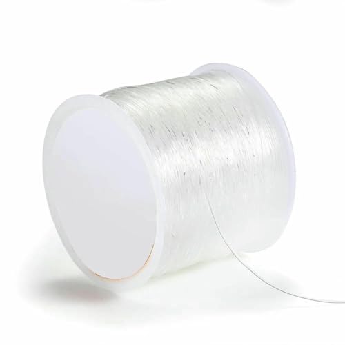 0,4–1,0 mm elastische Kordel, Perlenfaden, Stretch-Faser, Bastelschnur für die Schmuckherstellung, DIY-Rocailles-Perlen, Pony-Perlen, Armbänder, 1,0 mm, 100 m von SEDRGH