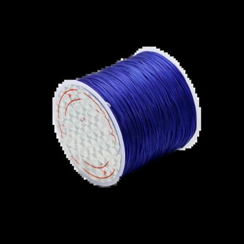0,4–1,0 mm elastische Kordel, Perlenfaden, Stretch-Faser, Bastelschnur für die Schmuckherstellung, DIY-Rocailles-Perlen, Pony-Perlen, Armbänder, 1 mm, 10 m, Blau von SEDRGH