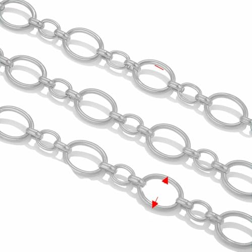 1 Meter PVD vergoldeter Edelstahl dicke große schwere Ketten zur Schmuckherstellung Halskette Armband DIY Schmuckkette Finding-Z1241S 1 Meter PVD vergoldeter Edelstahl dicke große schwere Ketten zur Schmuckherstellung Halskette Armband DIY Schmuckkette Finding-Z1241S von SEDRGH