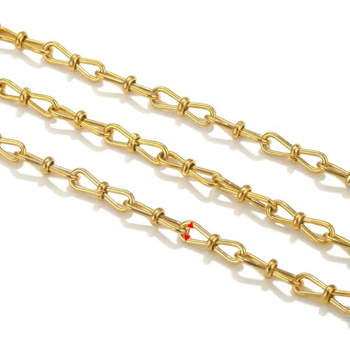 1 Meter PVD vergoldeter Edelstahl dicke große schwere Ketten zur Schmuckherstellung Halskette Armband DIY Schmuckkette Finding-Z2196G 1 Meter PVD vergoldeter Edelstahl dicke große schwere Ketten zur Schmuckherstellung Halskette Armband DIY Schmuckkette Finding-Z2196G von SEDRGH