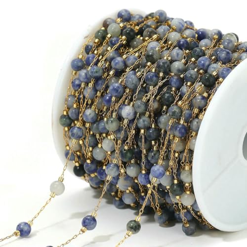 1 Meter Verschiedene Steine Perlen Edelstahl Halskette Ketten DIY Schmuck Erkenntnisse & Komponenten Individuelle Armbänder Halsketten-04 1 Meter Verschiedene Steine Perlen Edelstahl Halskette Ketten DIY Schmuck Erkenntnisse & Komponenten Individuelle Armbänder Halsketten-04 von SEDRGH
