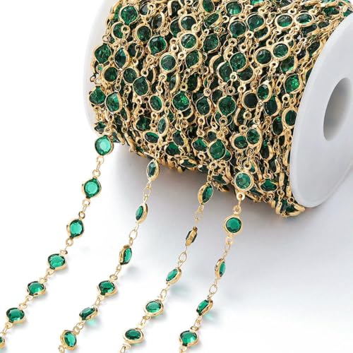 1 m Kristall-Zirkon-Steinkette, bunte Glasperlenketten für DIY-Halsketten, Armbänder, Schmuckherstellung, Zubehör, Befunde, 13–1 m, 6,8 mm 1 m Kristall-Zirkon-Steinkette, bunte Glasperlenketten für DIY-Halsketten, Armbänder, Schmuckherstellung, Zubehör, Befunde, 13–1 m, 6,8 mm von SEDRGH