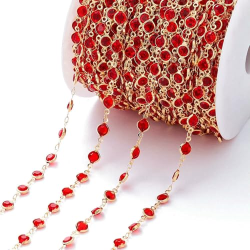 1 m Kristall-Zirkon-Steinkette, bunte Glasperlenketten für DIY-Halsketten, Armbänder, Schmuckherstellung, Zubehör, Befunde, 22–1 m, 6,8 mm 1 m Kristall-Zirkon-Steinkette, bunte Glasperlenketten für DIY-Halsketten, Armbänder, Schmuckherstellung, Zubehör, Befunde, 22–1 m, 6,8 mm von SEDRGH