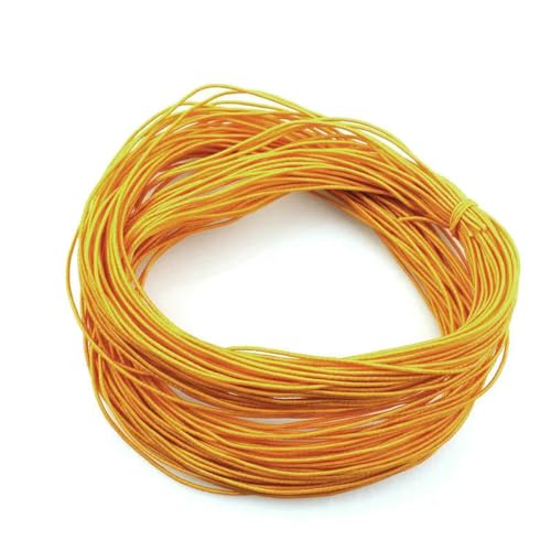 1 mm, 24,0 m, geflochtene elastische Kordel, Perlenfäden, Stretchschnur, Stoff, Bastelkordeln für die Schmuckherstellung, 23 Farben, Orange, 1 mm x 24,0 Meter 1 mm, 24,0 m, geflochtene elastische Kordel, Perlenfäden, Stretchschnur, Stoff, Bastelkordeln für die Schmuckherstellung, 23 Farben, Orange, 1 mm x 24,0 Meter von SEDRGH