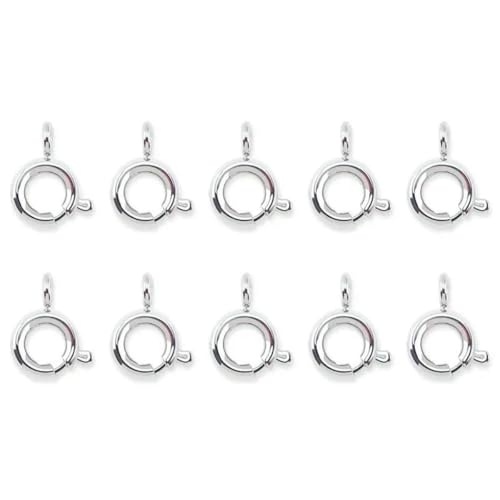 10 Teile/los Edelstahl Federringverschluss mit offenem Biegering für Kette Halskette Armband Anschlüsse Schmuckherstellung DIY 4 Größe-6mm 10 Teile/los Edelstahl Federringverschluss mit offenem Biegering für Kette Halskette Armband Anschlüsse Schmuckherstellung DIY 4 Größe-6mm von SEDRGH