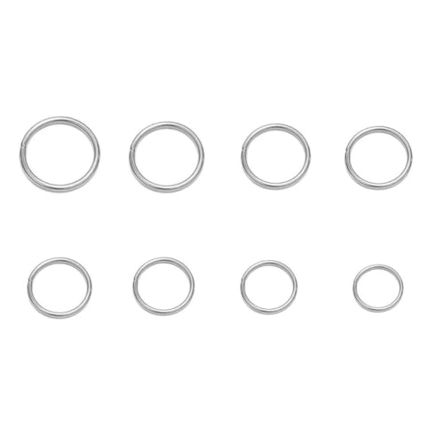 100–200 Stück/Los Edelstahl offene Biegeringe Spaltringe Verbinder für DIY Schmuckherstellung Zubehör Zubehör Großhandel-Geschlossener Ring x 200 Stück-8 mm x 1,0 mm 100–200 Stück/Los Edelstahl offene Biegeringe Spaltringe Verbinder für DIY Schmuckherstellung Zubehör Zubehör Großhandel-Geschlossener Ring x 200 Stück-8 mm x 1,0 mm von SEDRGH