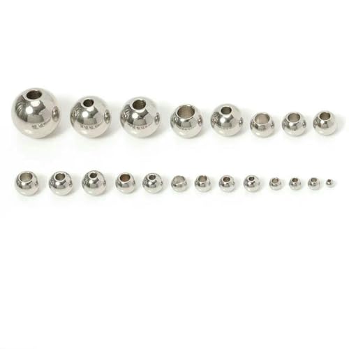 100 Stück 2/3/4/5/6/8/10 mm Edelstahl Goldfarbene Abstandsperlen Charm Lose Perlen DIY Armbänder Perlen zur Schmuckherstellung-6x4,0 mm 100 Stück 2/3/4/5/6/8/10 mm Edelstahl Goldfarbene Abstandsperlen Charm Lose Perlen DIY Armbänder Perlen zur Schmuckherstellung-6x4,0 mm von SEDRGH